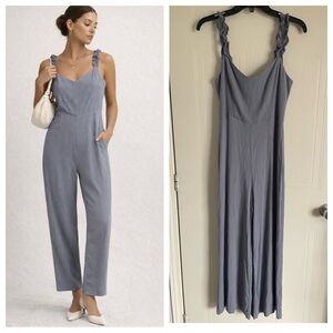 Aritzia Sunday Best Size 6 Rayon Jumpsuit Quiet Luxury Soft Girl